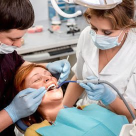 majestic dentists operating on patient